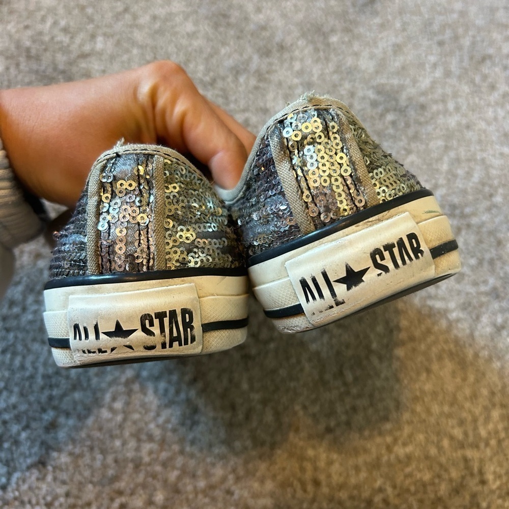 Limited edition rare sequin converse - Picture 6 of 7